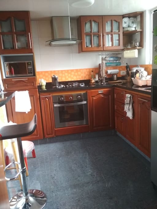 Área de cocina disponible