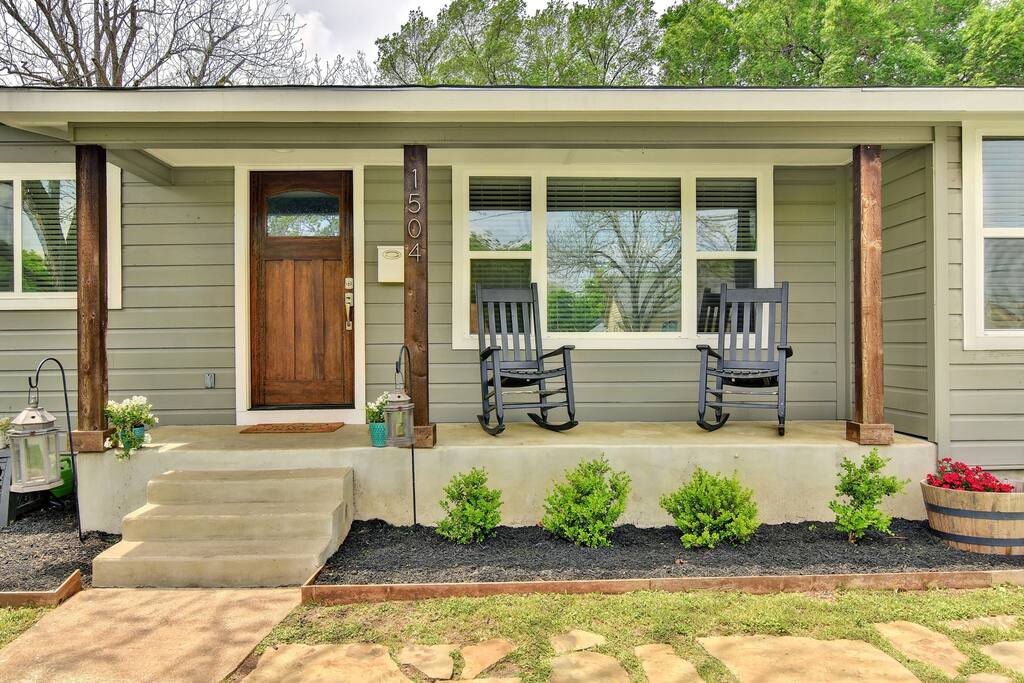 Front porch rockers to enjoy your morning coffee or evening wine