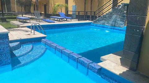 A place to relax 
🏠💃🏻⛱   🏊🏻‍♀️