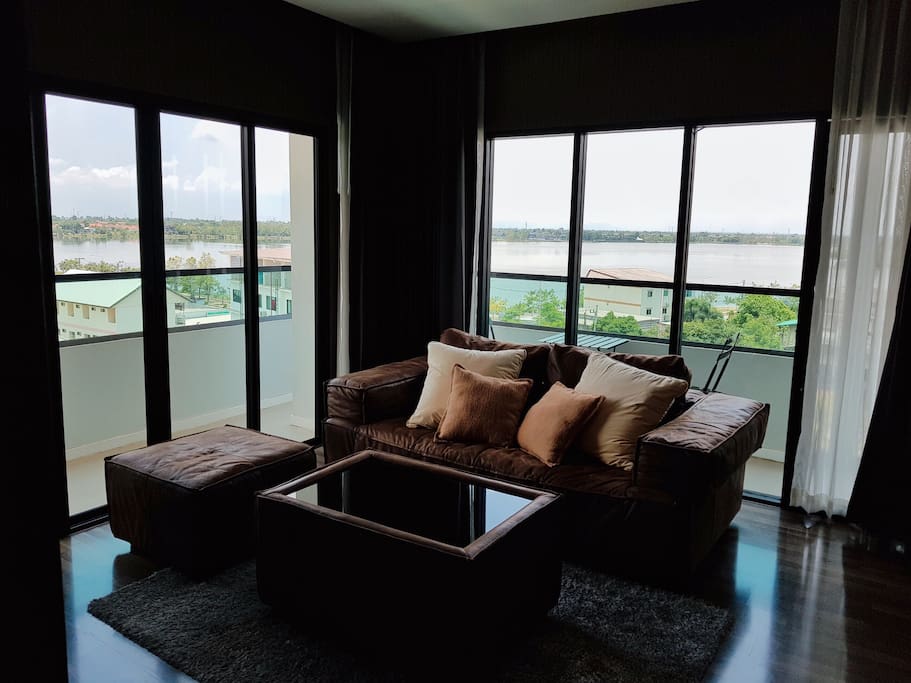 Lake view from the sofa