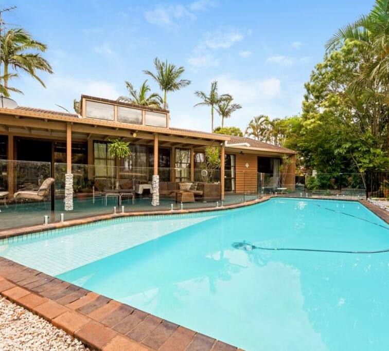 Serene Pool and Covered Deck