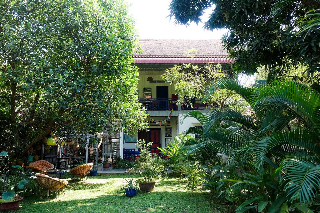 the house from the bottom of the garden