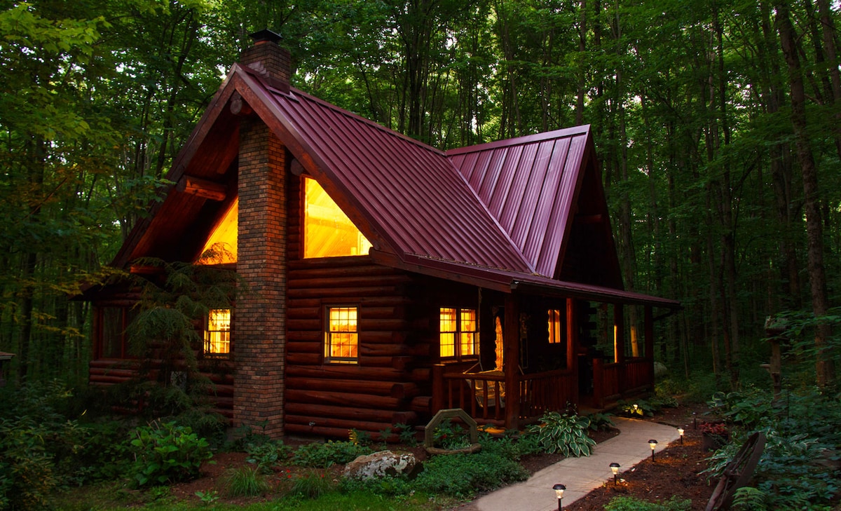 Romantic Cabins In Ohio with hot tubs