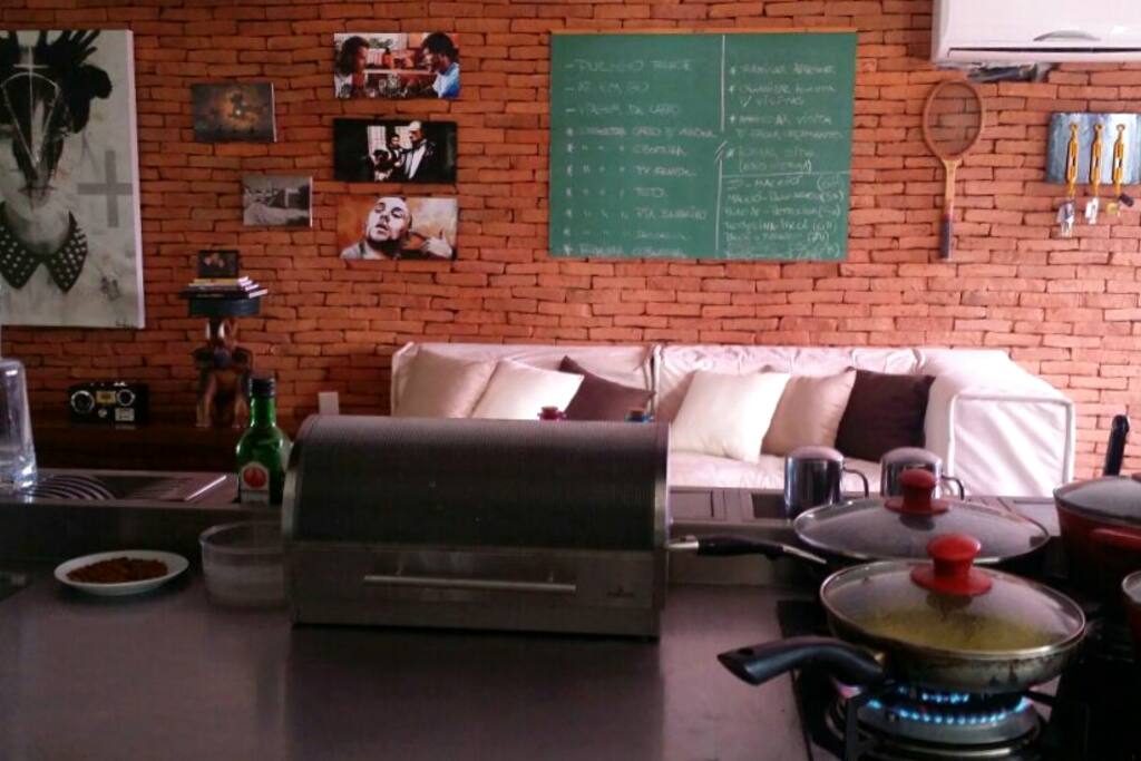Visão da cozinha