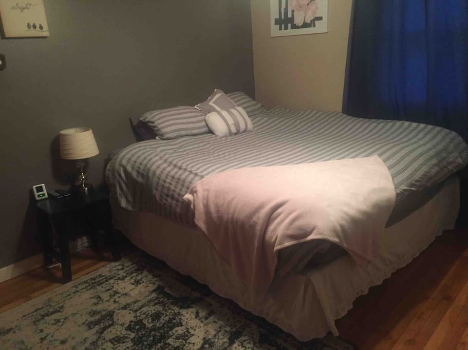 Master bedroom king size bed