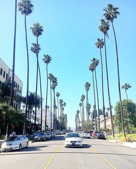 Street directly outside of building