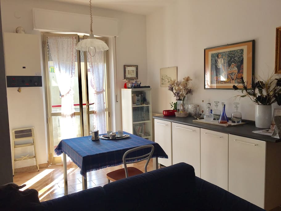 Bright sunny kitchen