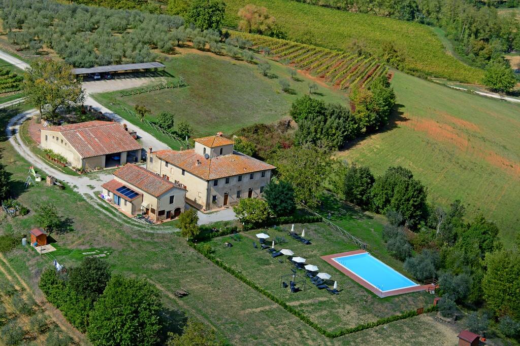 Farm house panoramic view