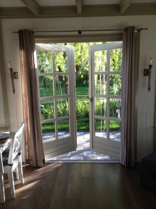 Openenslaande deuren terras