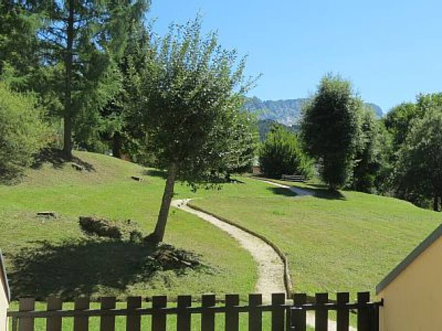 Vue extérieure en été