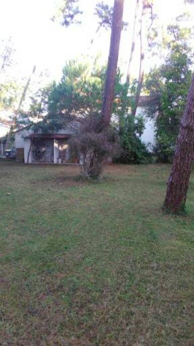 vaste jardin, espace de jeux,
.....