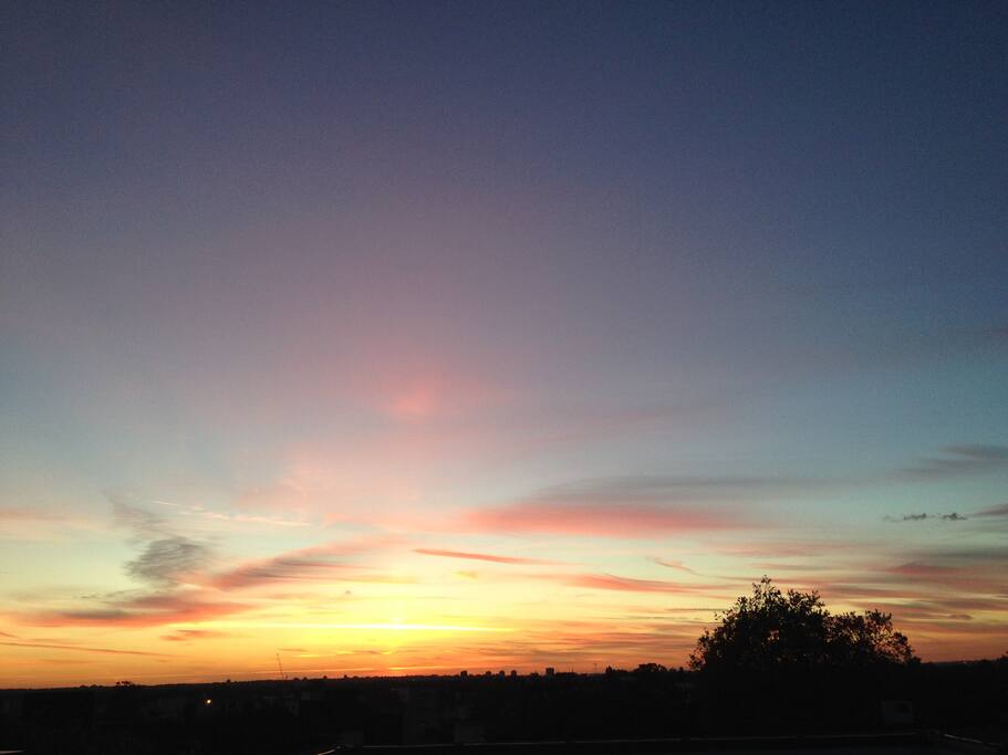 Sunset from the room