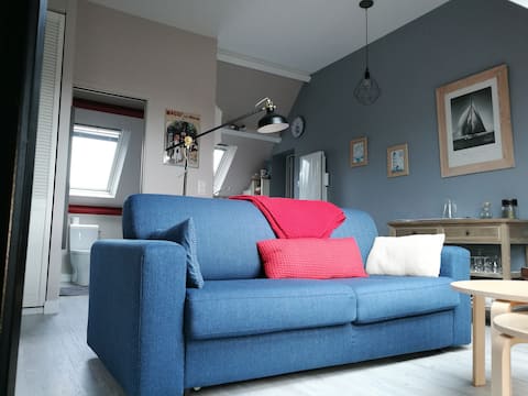 Top performing Airbnb: Independent studio with sea view in Piriac Sur Mer