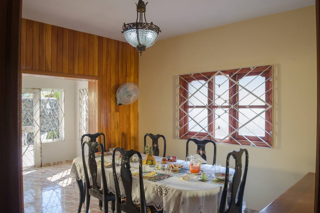 Comedor con terraza