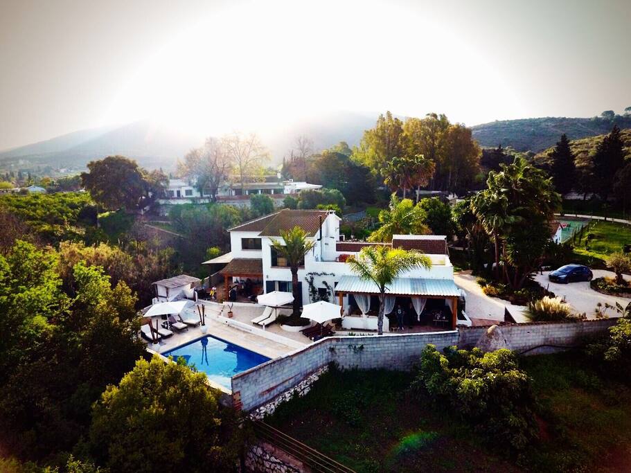 Aerial view of Finca Mil Estrellas