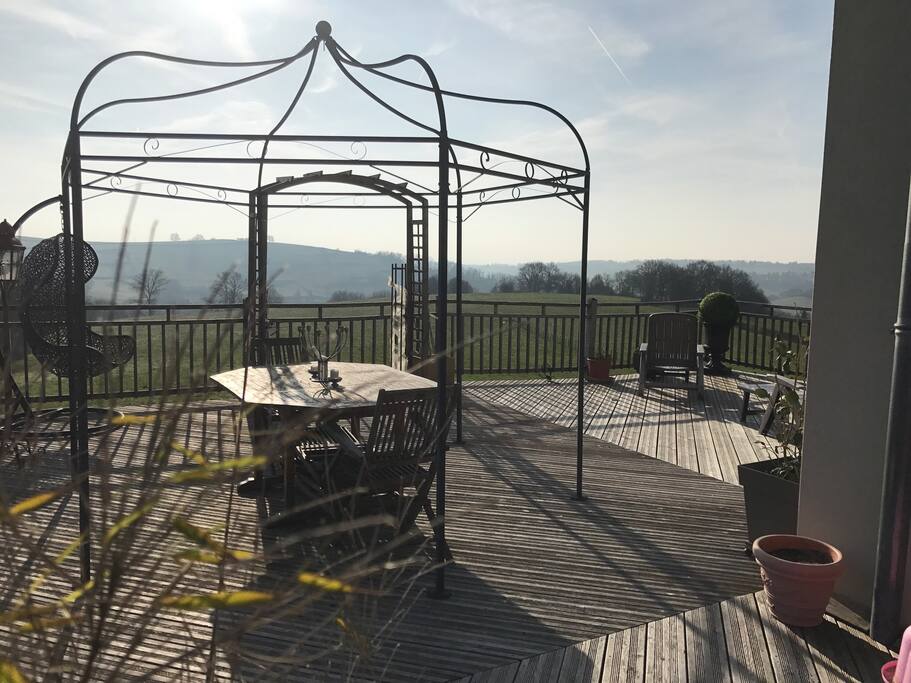Terrasse 80m2 vue panoramique