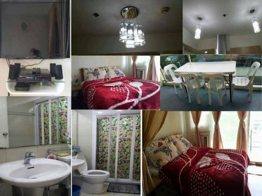 Comfortable bed and adjacent balcony