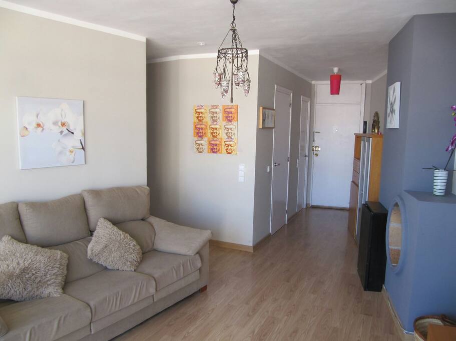 Confortable dinningroom with bed-sofa