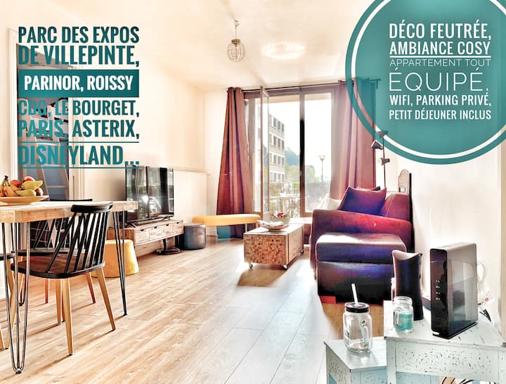 ⭐️⭐️🇫🇷PARIS/BOURGET ️ROISSY CDG/VILLEPINTE/ASTÉRIX🇫🇷⭐️⭐️ Condominiums