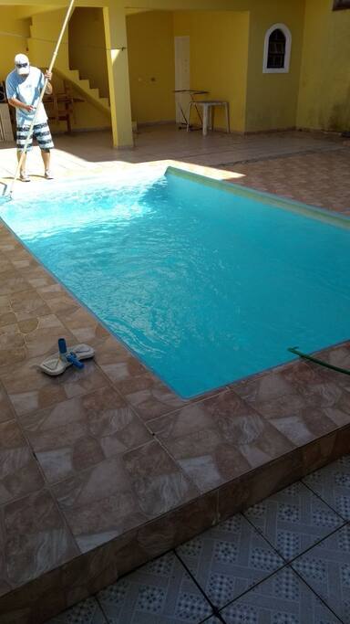 Piscina tratada.