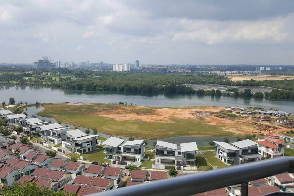River View from Balcony