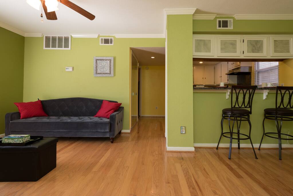 Spacious living room for easy movement