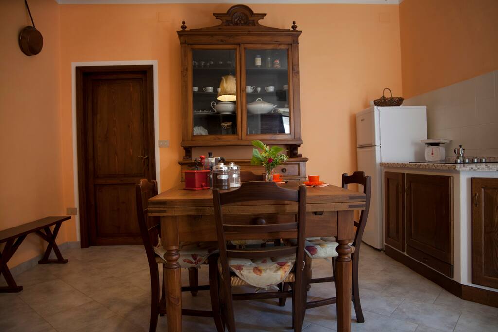 cucina-sala da pranzo