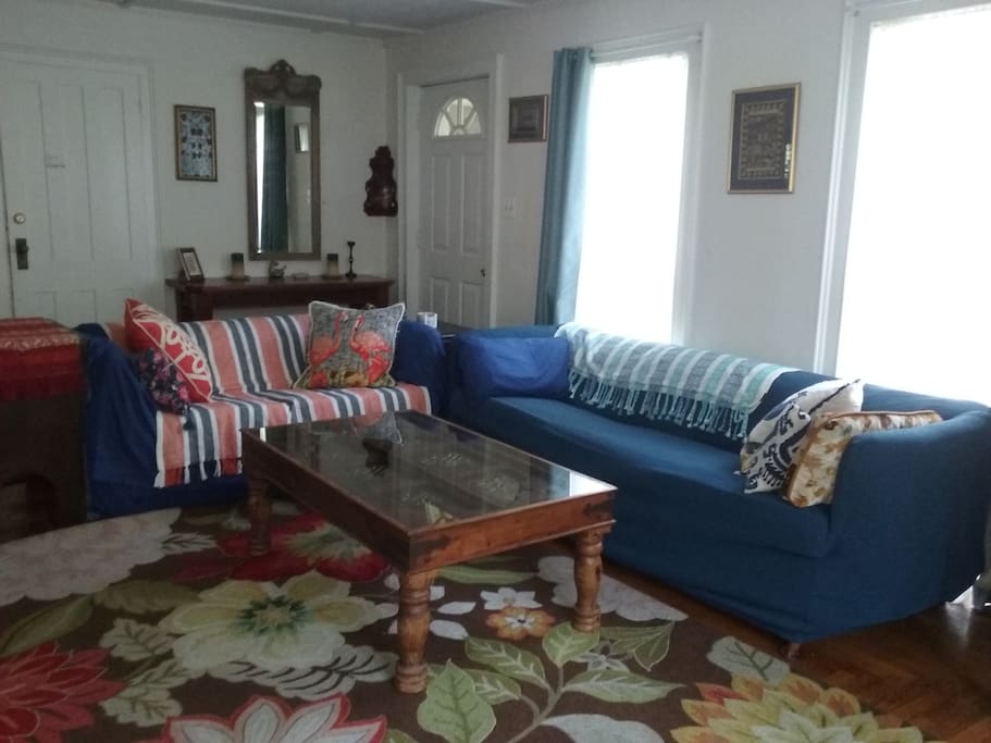 Living room looking towards front door
