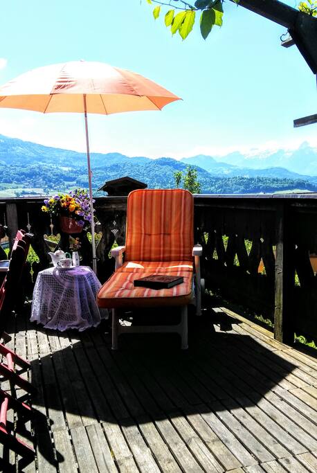 A beautiful few to the austrian mountains!