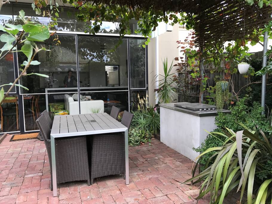 Relax in the courtyard