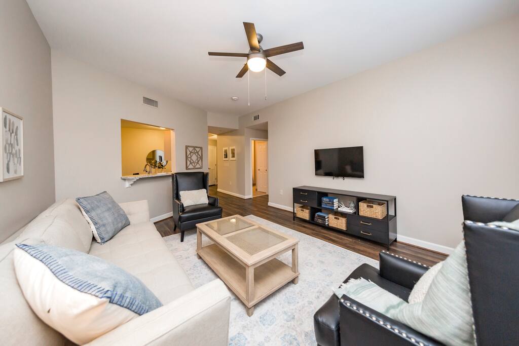 Cozy up in the living room