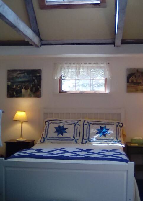 Great light from skylight and windows