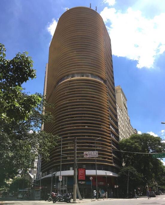Vista externa do prédio - Avenida Ipiranga