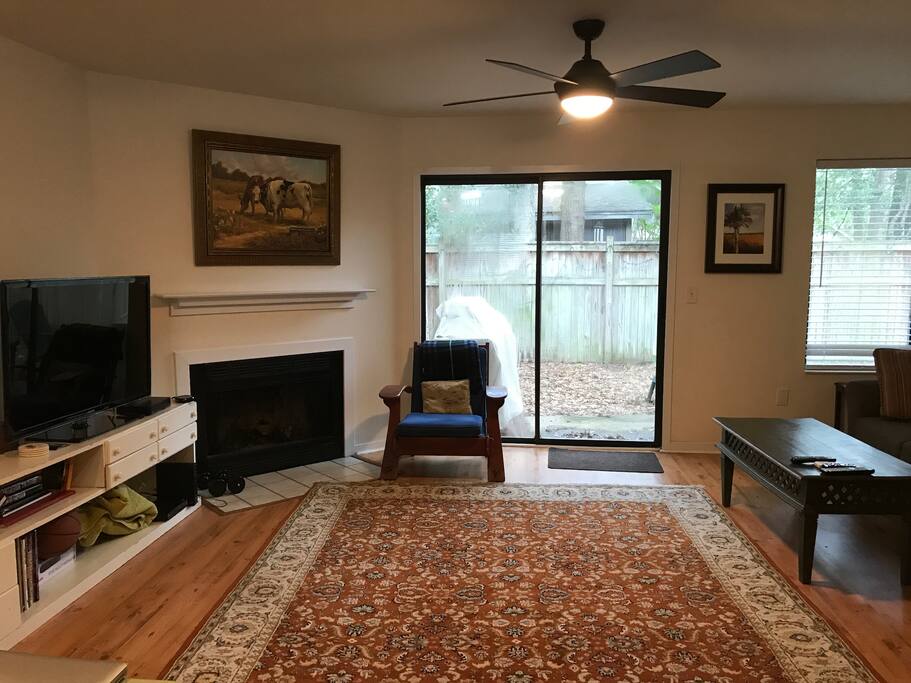 Living Room w/ backyard view