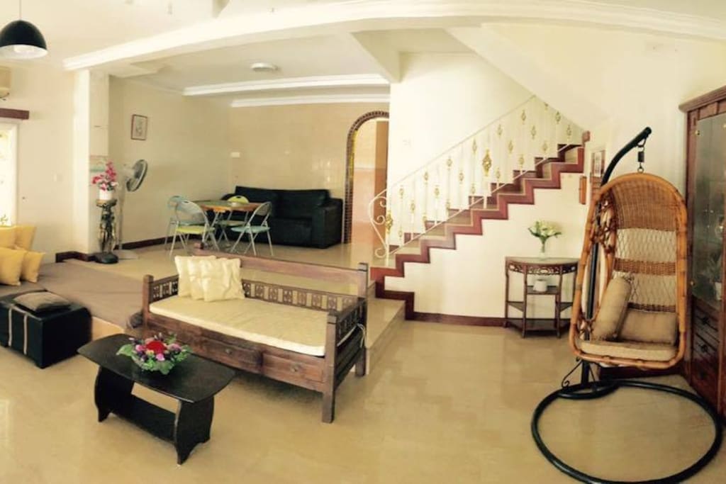 Full view of our living room