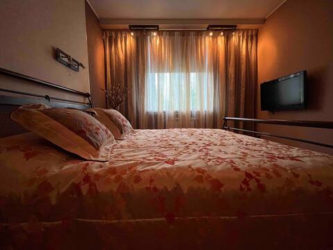 Central 1 bedroom apartment with fireplace