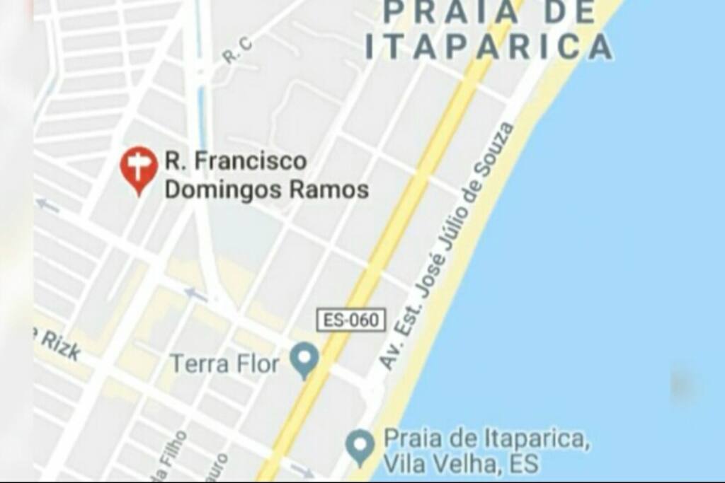 Localização exata do condomínio. Fica bem pertinho da praia....