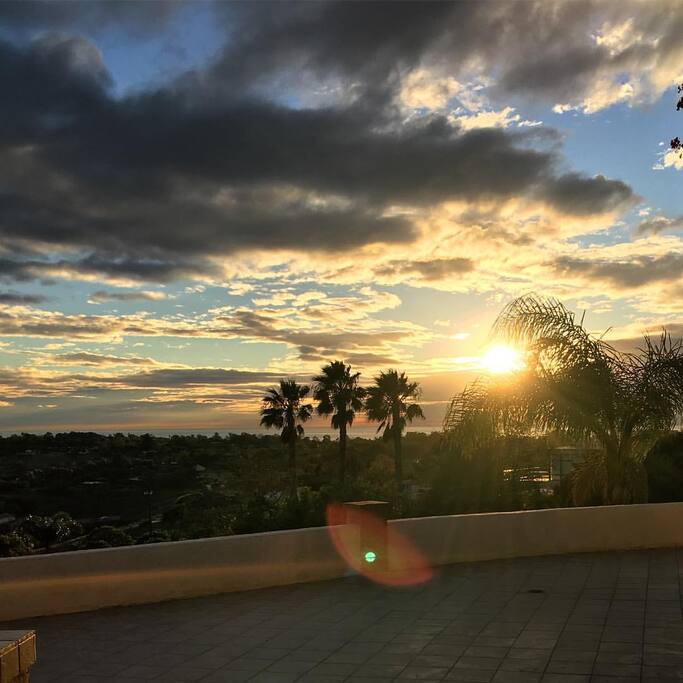 Winter sunset