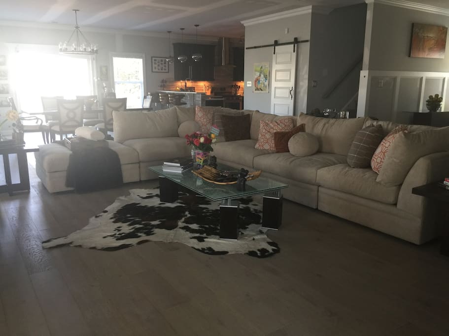Access to comfortable extra large open concept living space.