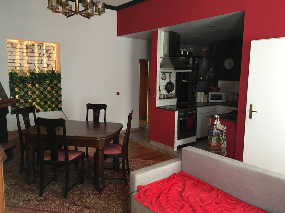 Living Room & Kitchen