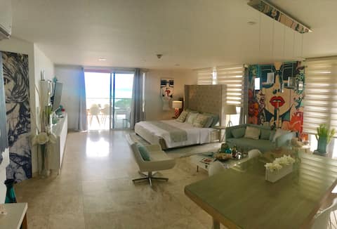 Oasis condo,Spectacular big studio,EagleBeach,WiFi
