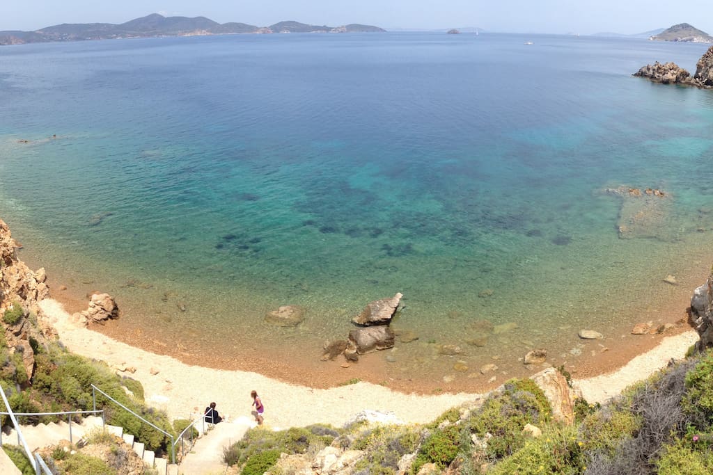 private beach