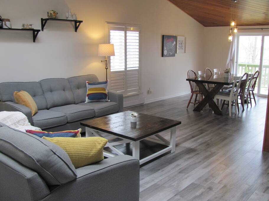 Our bright and beautiful open concept space.