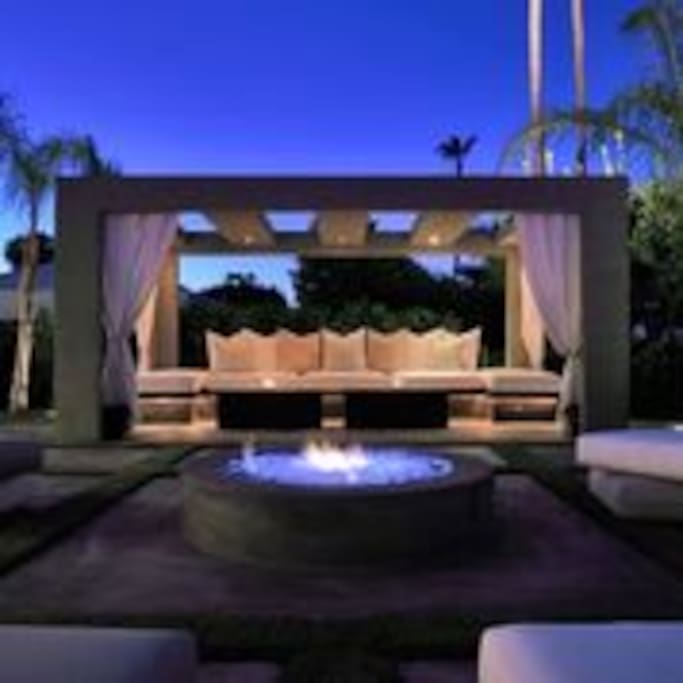 Fire Pit at Night