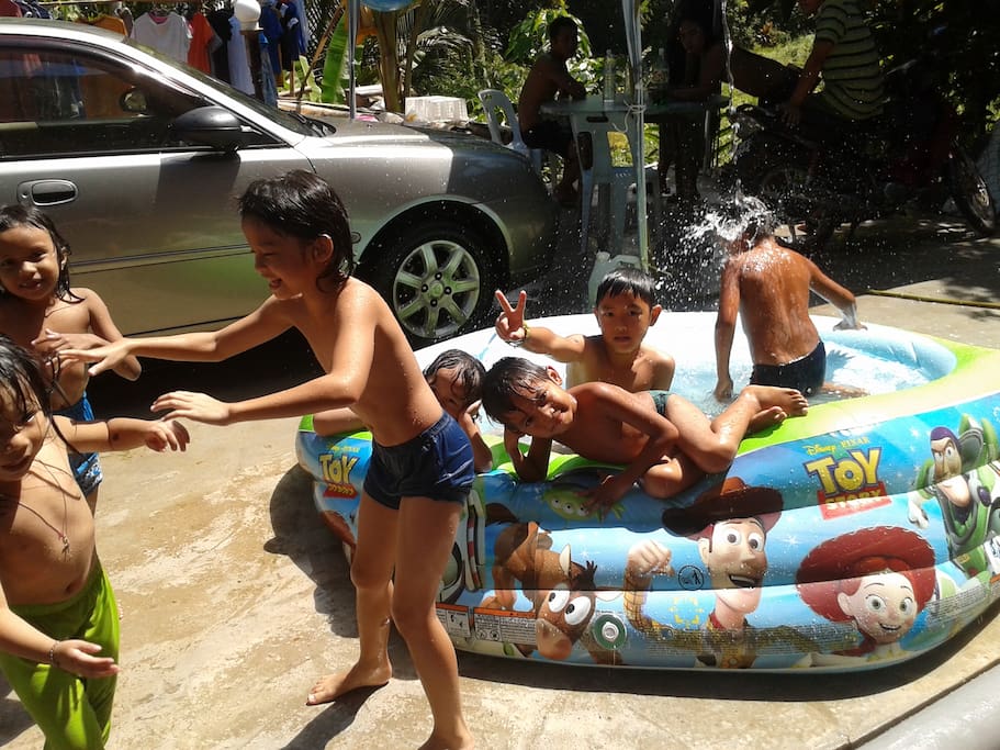 kids enjoy as the area is big, free parking area