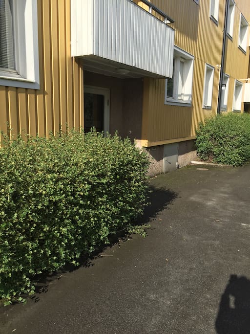Lugn entré i ett lugnt område