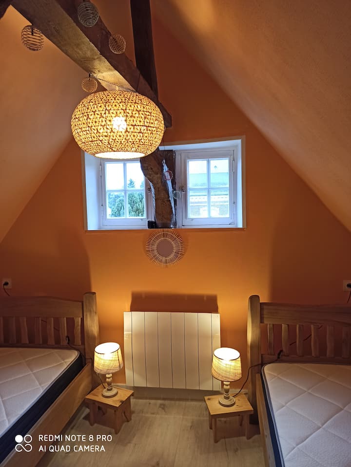 غرفة النوم في الطابق الثاني