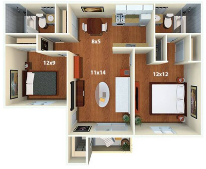 layout, ground floor