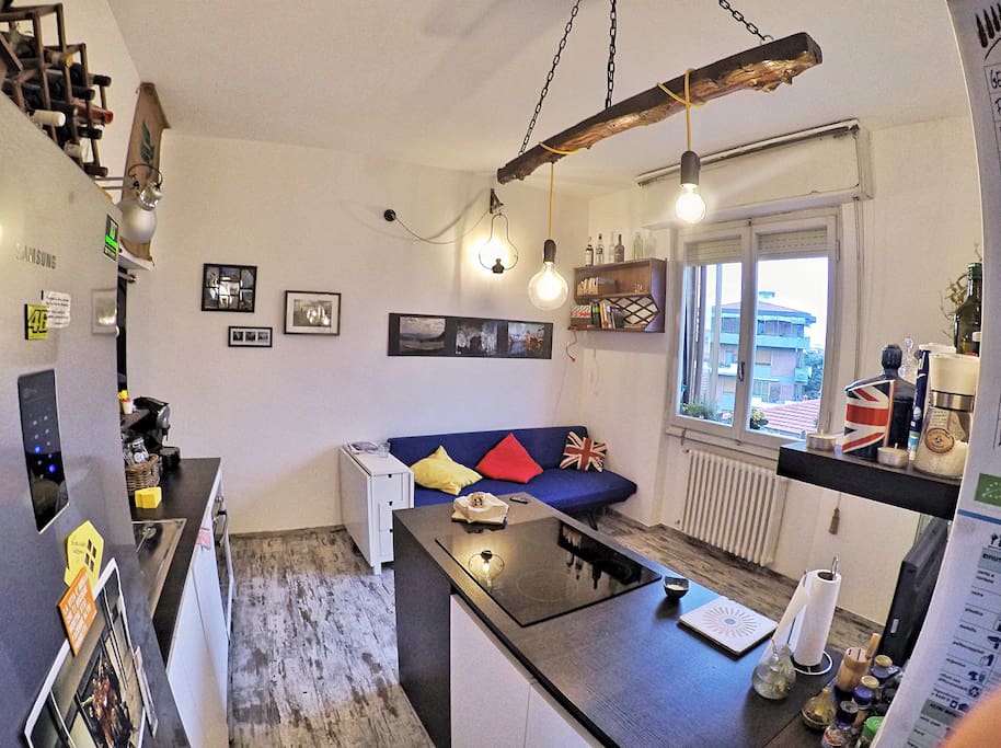 Kitchen & living room