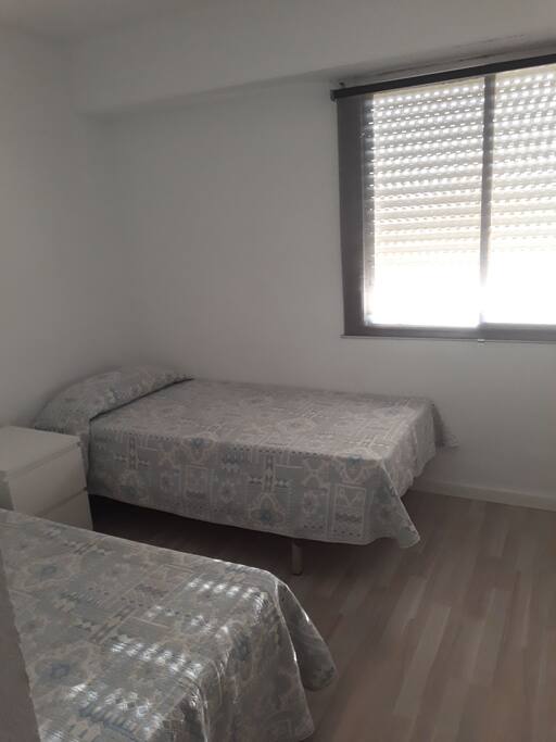 Habitacion con 2 camas